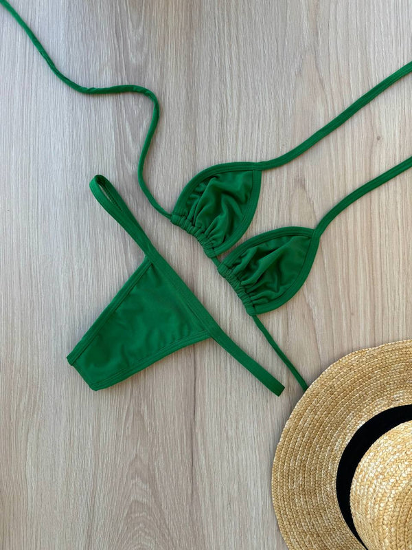 Biquíni Verde Brasil ⚡Envio Rápido