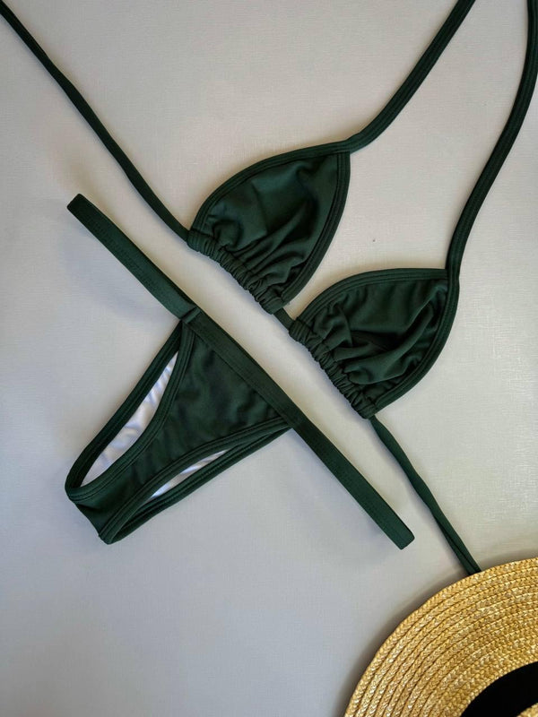 Biquíni Verde Musgo ⚡Envio Rápido